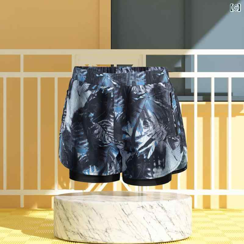 メンズ パンツ ビーチ 海パン 水着 プール サーフィン 海水浴 ショート イン ペイズリープリント バケーション