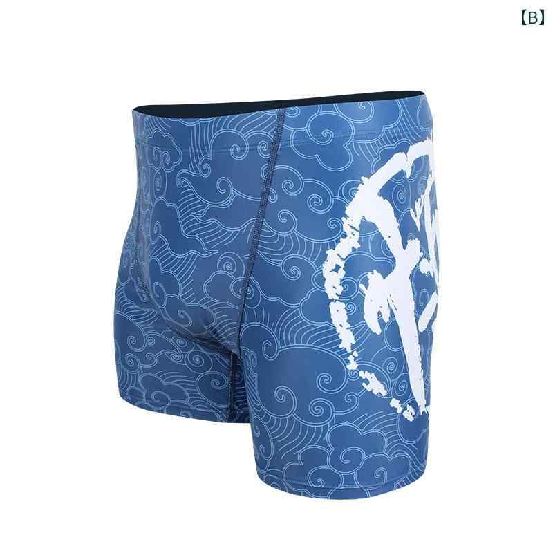 水着 メンズ 中国風 プリント スイムパンツ ぴったり 大きいサイズ