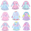 水着 女の子 女児 子供 女キッズ ベビー 赤ちゃん かわいい スイムウェア セット