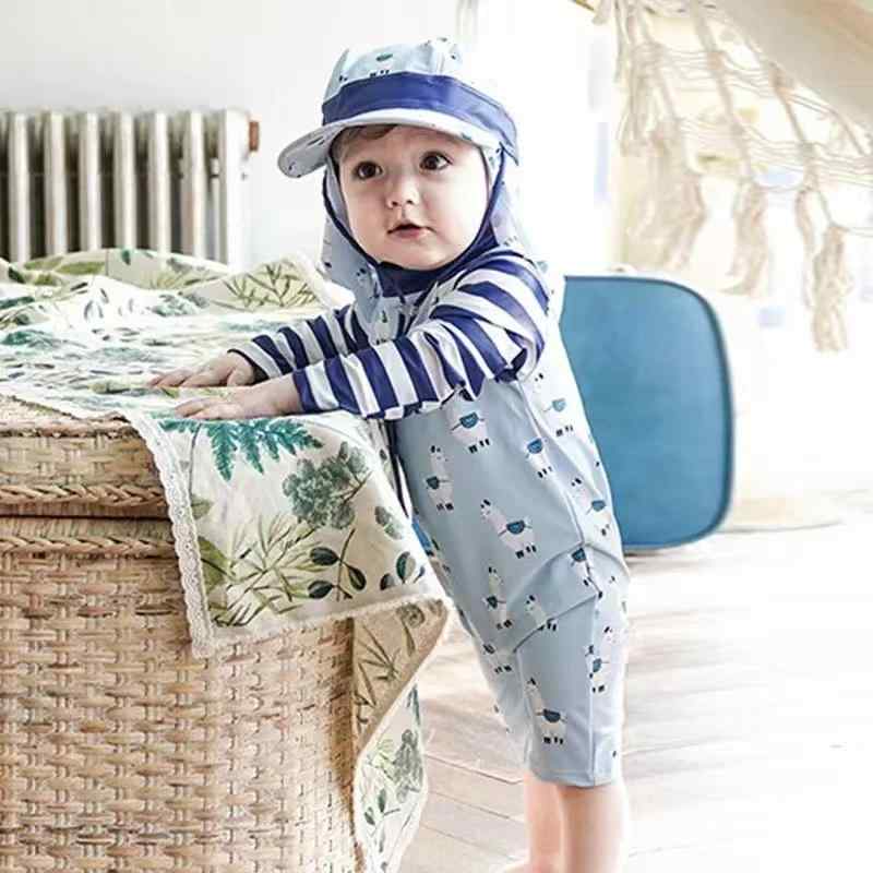 水着 子供 長袖 メンズ レディース兼 ベビー 小キッズ 连体 かわいい 訓練 海 ビーチ