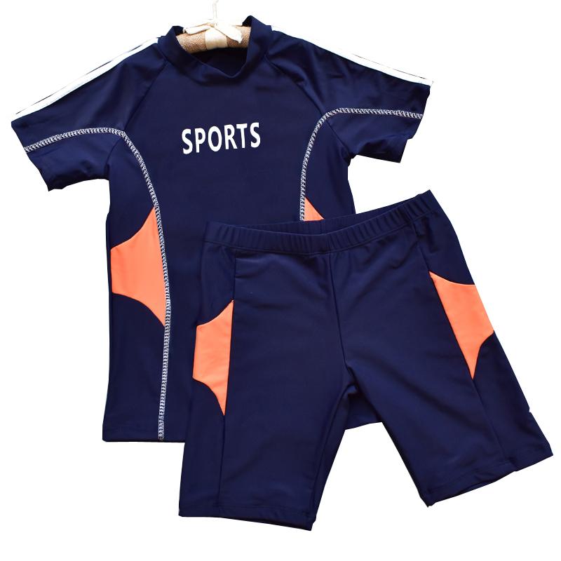 水着 男の子 キッズ ハーフスリーブ セパレート スポーツ 12歳 13歳 14歳 15歳