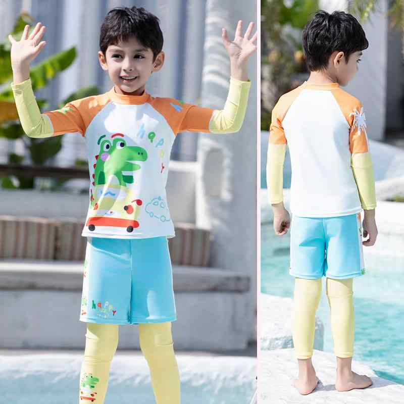 水着 子供 男の子 長袖 日焼け防止 速乾 かわいい 分離型