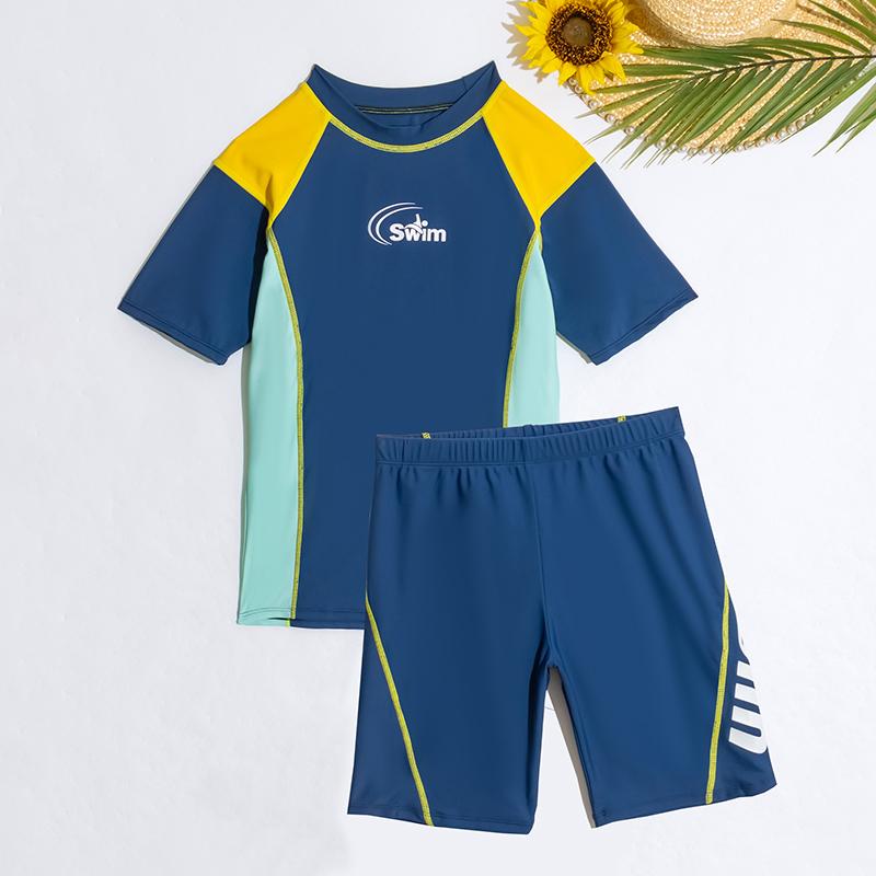 水着 男の子 子供 半袖 短パン 上下セット