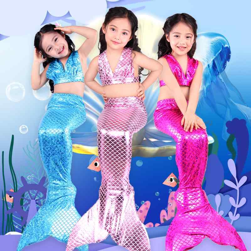 水着 子供 女の子 マーメイド 人魚 プリンセス スカート セット