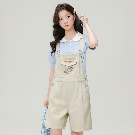 サロペット レディース 夏 ゆったり 着痩せ 風 かわいい 若見え 小柄 薄手 涼しい ショートパンツ サロペット レディース 夏 ゆったり 着痩せ 風 かわいい 若見え 小柄 薄手 涼しい ショートパンツ