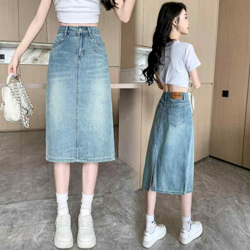 デニムスカート レディース 小柄 年 夏 薄手 涼しい ハイウエスト 細見え ミモレ丈 ストレッチ タイトスカート デニムスカート レディース 小柄 年 夏 薄手 涼しい ハイウエスト 細見え ミモレ丈 ストレッチ タイトスカート