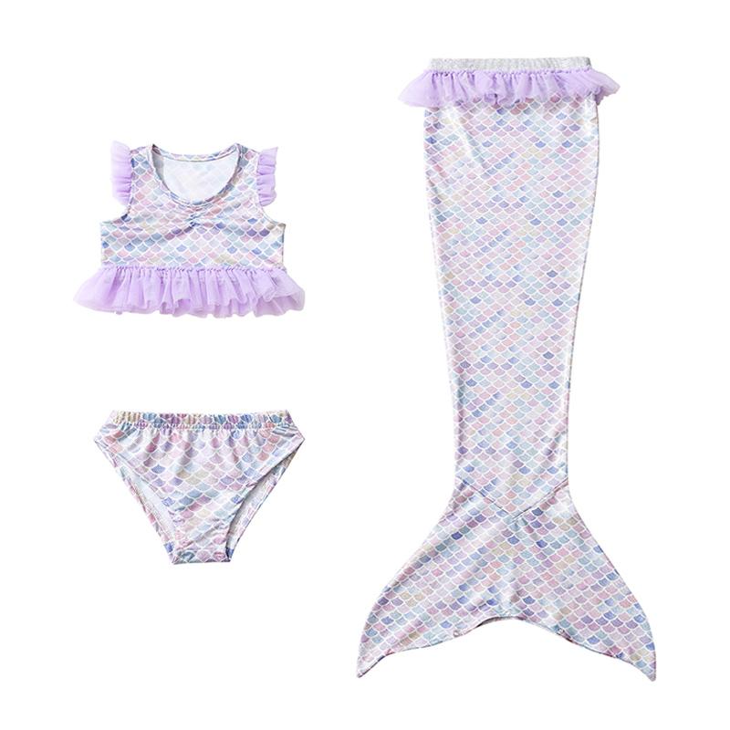 水着 女の子 子供 プリンセス 人魚 マーメイド スカート セット