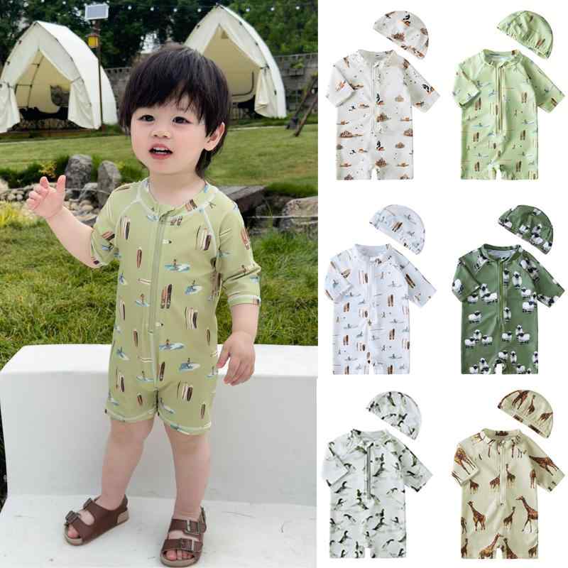 水着 ベビー 子供 赤ちゃん 男の子 女の子 つなぎ 1歳 2歳 速乾 温泉 海水浴 プール