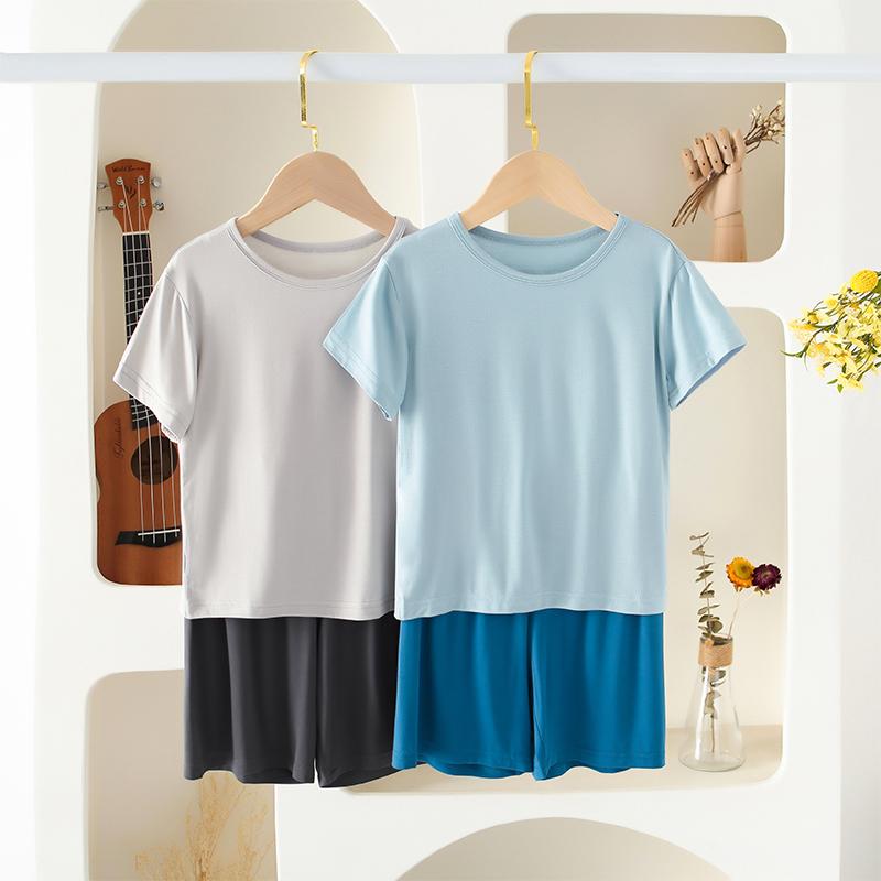 子供 パジャマ 半袖 短パン 上下セット 男の子 夏 薄手 涼しい 涼しい 冷房服 女の子 キッズ ジュニア ルームウェア