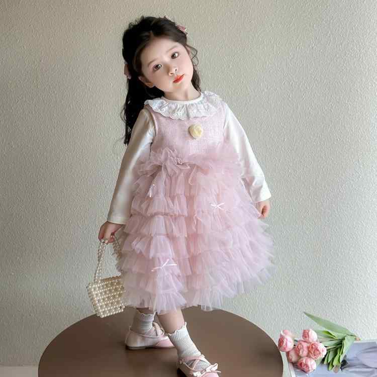 ワンピース ベビー 女の子 子供 春 セットアップ ケーキ スカート