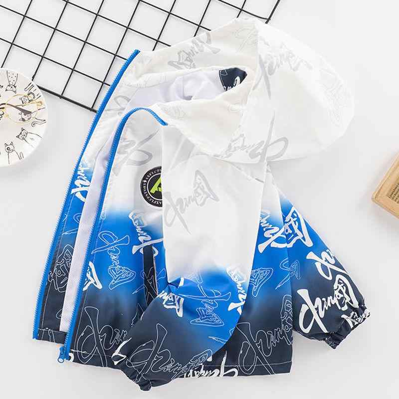 ジャケット 男の子 子供 春秋 アウター おしゃれ キッズ グラデーション トップス ウィンドブレーカー