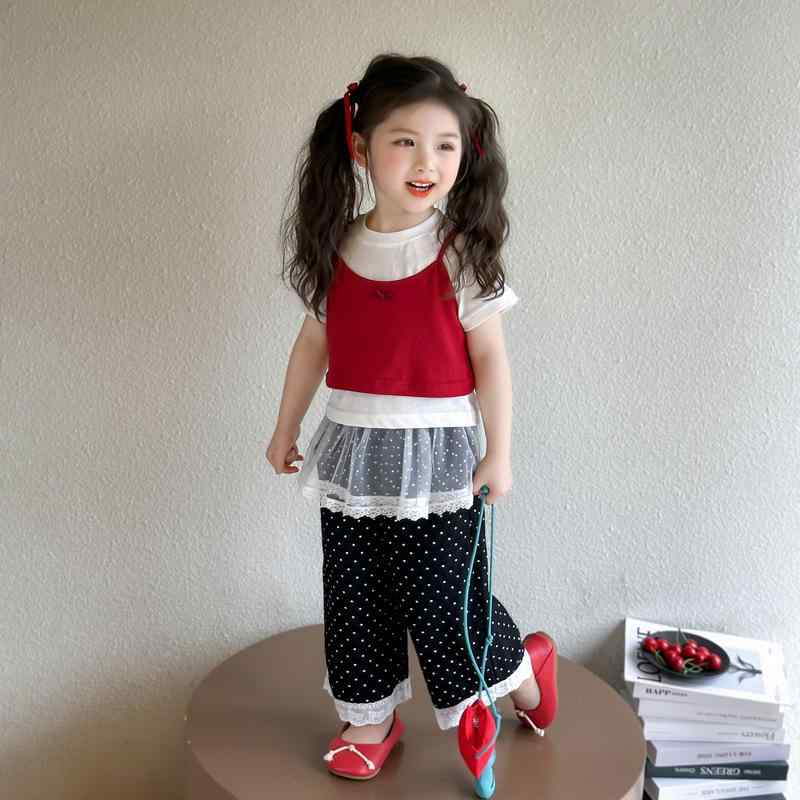 子供服 夏 セットアップ 女の子 半袖 三点セット おしゃれ かわいい 夏物