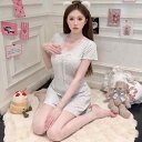 パジャマ レディース 半袖 短パン 夏 モダール 部屋着 上下セット