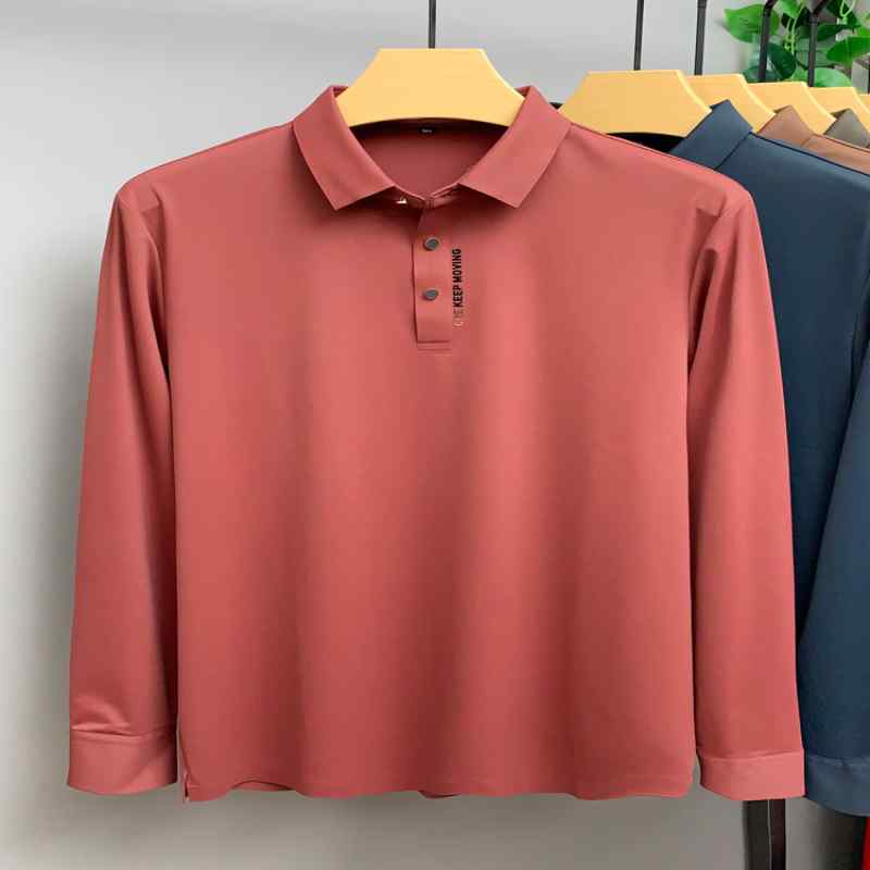 Tシャツ 長袖 メンズ 秋 薄手 涼しい ポロシャツ ビジネス カジュアル 無地