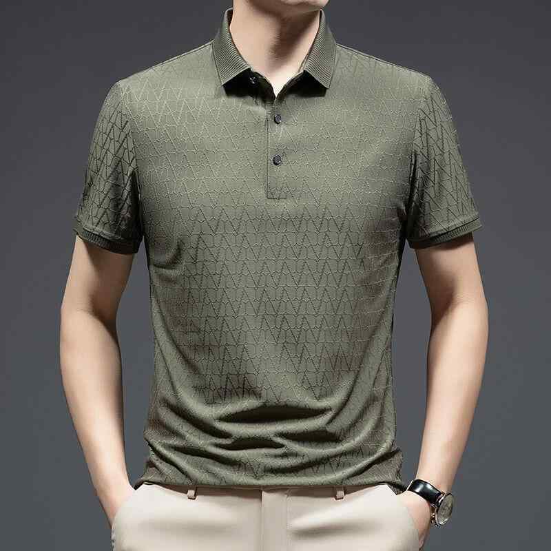 大きいサイズ Tシャツ ポロシャツ メンズ 夏 半袖 薄手 涼しい ビジネス カジュアル トップス