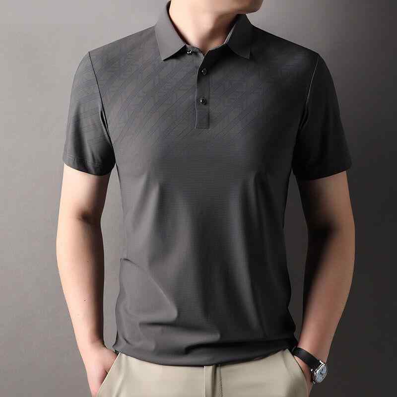 大きいサイズ Tシャツ メンズ ポロシャツ 半袖 夏 薄手 涼しい 紳士 父の日