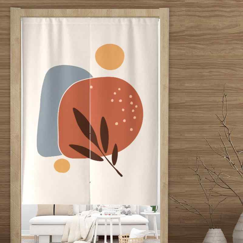 のれん 間仕切りカーテン 玄関 キッチン リビング 寝室 書斎 浴室 脱衣所 目隠し プライバシー保護 布..