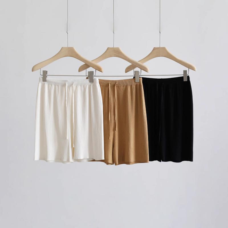 ニットセットアップ 春夏 カジュアル リラックスウェア 高級感 繊細な透かし編み 無地 再生繊維 カシミヤ混 キャミソール ラウンドネック 接触冷感 しわになりにくい 通勤 普段着