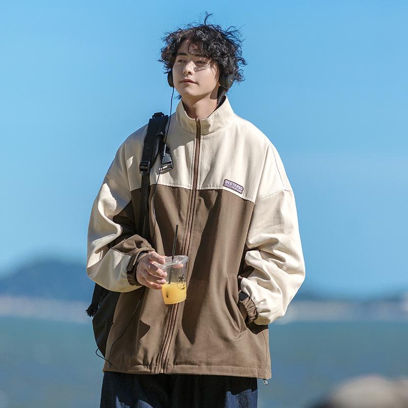 ・カテゴリ: ジャケット・スタイル: ワーク・主な素材: 綿90%・シルエット: ルーズフィット・前立て: ジップ・厚さ: 普通・加工: ノーアイロン加工・機能: 通気性・カラー展開: ブラック、ブラウン・サイズ展開: M、L、XL、XXL・対象性別: メンズ・対象年齢: 大人