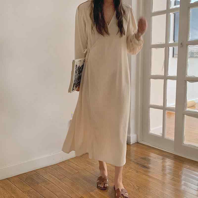 ワンピース レディース ルームウェア パジャマ ネグリジェ 外出着 韓国ファッション シンプル 個性的デ..