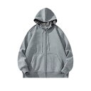 ジップアップパーカー メンズ 秋冬 チェック柄 裏起毛 厚手 暖かい 防寒 保温 カジュアル ストリートファッション 普段使い 羽織り 綿混 ルーズフィット 切り替え スポーツトップス