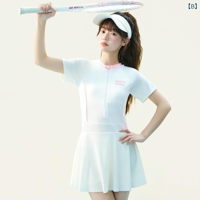 水着 キッズ 女の子 子供 ガールズ 10-13歳 学生 ワンピース スイムウェア スポーツウェア ランニング バドミントン テニス 球技 競泳 運動服 ポリエステル 伸縮性 速乾性 春夏