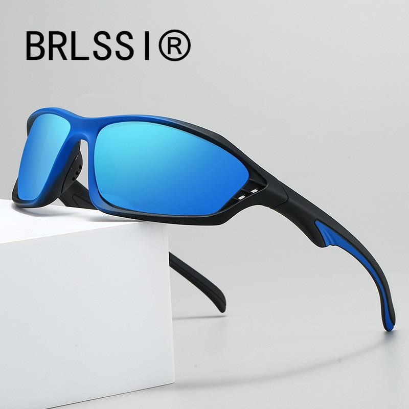 サングラス メンズ レディース 偏光 防風 UV400 紫外線カット サイクリング アウトドア スポーツ ドライブ 運転 普段使い TACレンズ PCフレーム スクエア型 おしゃれ ミラーレンズ