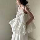 セットアップ キッズ 女の子 ガールズ 韓国 フリルキャミソール フレア スカートパンツ 2点セット 無地 薄手 コットン 柔らか 普段使い お出かけ カジュア...