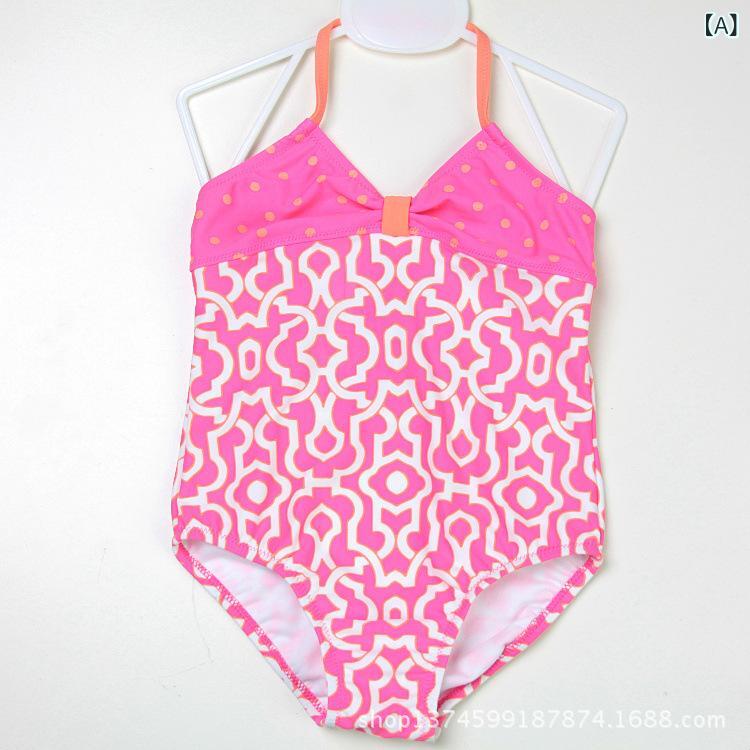 楽天おうち健康生活水着 女の子 子供用 ワンピース スイムウェア ストラップ シンプル かわいい 花柄 ピンク系 伸縮性 ナイロン ポリエステル スイミング プール 海水浴 春夏