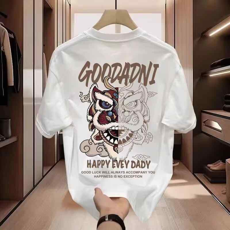 ・カテゴリ: Tシャツ・スタイル: ベーシック、カジュアル・主な素材: 綿・生地: コーマ綿・ネックライン: クルーネック・袖丈: 半袖・袖タイプ: レギュラー・柄: アルファベット・シルエット: ルーズフィット・タイプ: プルオーバー・デザイン: プリント・プリントテーマ: クリエイティブ、ユニーク・加工: プリント、染色・厚さ: 薄手・重さ: 180g・素材機能: 通気性・着用シーン: カジュアル・対象: 大きいサイズ・対象年齢層: 成人・対象性別: 男性・カラー展開: ホワイト、ブラック、無地・サイズ展開: S、M、L、XL、2XL、3XL、4XL、5XL