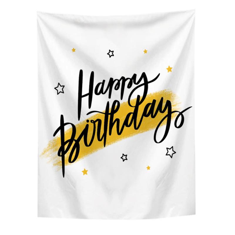 タペストリー 誕生日 背景 インスタ風 インフルエンサー ウォールデコレーション パーティー飾り 写真撮影 シンプル モダン ポリエステル 壁掛け 長方形 幾何学 抽象柄 イベント 部屋飾り