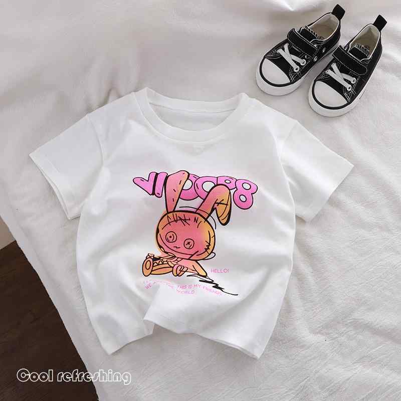 Tシャツ キッズ 男の子 女の子 半袖 綿 コットン 夏 サマー 吸湿速乾 柔らかい 丸首 韓国 キャラクター..