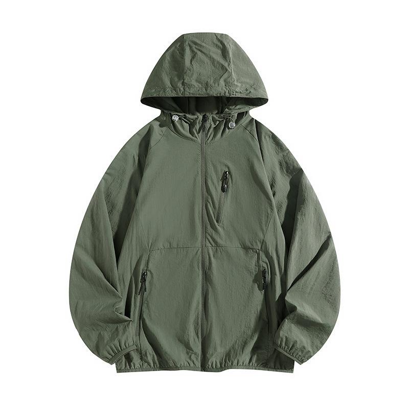 UVカットパーカー 男女兼用 ユニセックス 春夏 薄手 軽量 速乾 通気性 紫外線対策 UPF50+ フード付き スポーツ アウトドア 釣り 登山 ランニング サイクリング