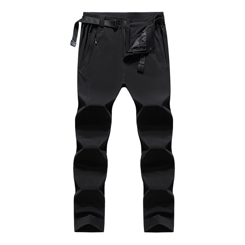 ロングパンツ メンズ アウトドア 速乾 薄手 軽量 通気性 登山 スポーツ カジュアル レジャー 普段使い ゆったり 大きいサイズ ビッグシルエット 春夏