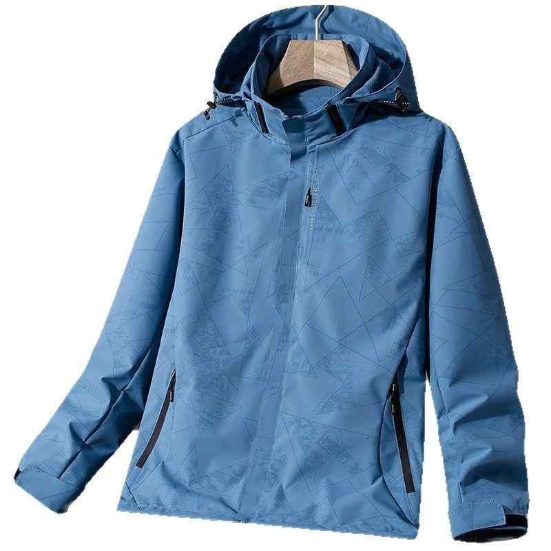 ウィンドブレーカー 男女兼用 迷彩柄 防水 防風 透湿 フード付き シングルレイヤー ポリエステル 春秋 アウトドア 登山 キャンプ 旅行 スポーツ ドライブ カジュアルジャケット