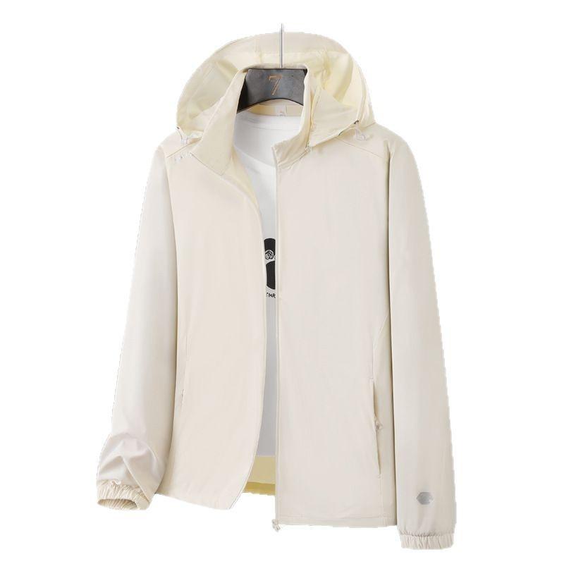 UVカットパーカー 男女兼用 ユニセックス 接触冷感 軽量 薄手 取り外し可能フード 日焼け止め 速乾 通気性 春夏秋 アウトドア レジャー スポーツ アウター