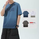 Tシャツ メンズ 半袖 ゆったり ルーズフィット ヘビーウェイト 厚手 綿 クルーネック ウォッシュ加工 無地 春夏 トレンド カジュアル ドロップショルダー 着回し 大きいサイズ ビッグサイズ 通気性 防シワ 抗菌防臭