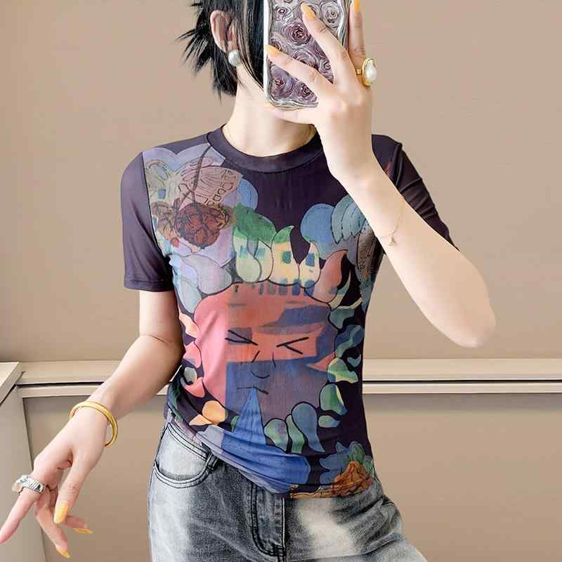 幾何学模様 オーバーサイズ半袖Tシャツ 幾何学模様 オーバーサイズ半袖Tシャツ