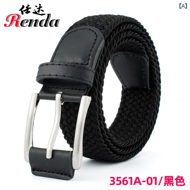 ベルト ナイロン 帆布 通気性 アウトドア レジャー カジュアル 編み込み レトロ ヴィンテージ 普段使い..