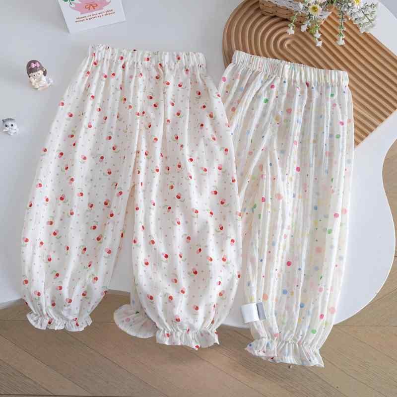 パンツ キッズ 女の子 子供服 韓国 スイートカジュアル 夏 おしゃれ かわいい ゆったり バルーンシルエ..