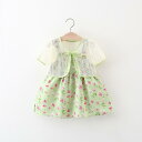 ベビー服 女の子 セットアップ 2点セット キャミソール ワンピース 長袖カーディガン プリンセス 韓国 かわいい 綿 無地 ピンク グリーン パープル 春夏秋