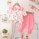 キッズ セットアップ 女の子 ベビー服 夏 半袖 ショートパンツ 上下セット 綿 コットン カジュアル かわいい おしゃれ 韓国 子供用 アニマル柄 ルームウェ...