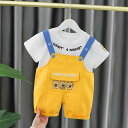 ベビー 男の子 サマー カジュアル 上下セット おしゃれ かっこいい 半袖 Tシャツ ショートパンツ 綿 キャラクター プリント 普段着 お出かけ