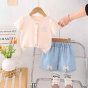 キッズ ガールズ ベビー服 幼児 園児 スカート セットアップ 半袖 コットン素材 ドット柄 リボン かわいい おしゃれ 韓国 トレンド プルオーバー 普段使い...