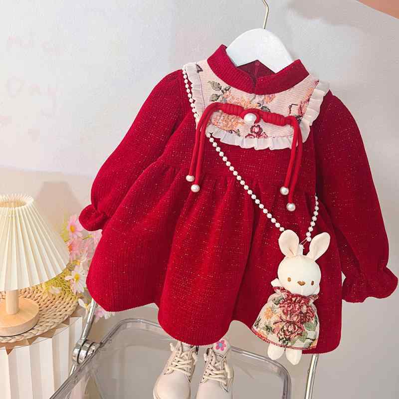 ・カテゴリ: 子供用セットアップ・性別: 女性・スタイル: 韓国・セットアップ種類: スカートセットアップ・セットアップ点数: 2点セット・対象年齢: 1〜3歳・袖丈: 長袖・柄: 無地・デザイン要素: 可愛い、プリンセス、トレンド・主な素材: 綿99%・開閉スタイル: プルオーバー・身長展開: 80cm、90cm、100cm、110cm、120cm