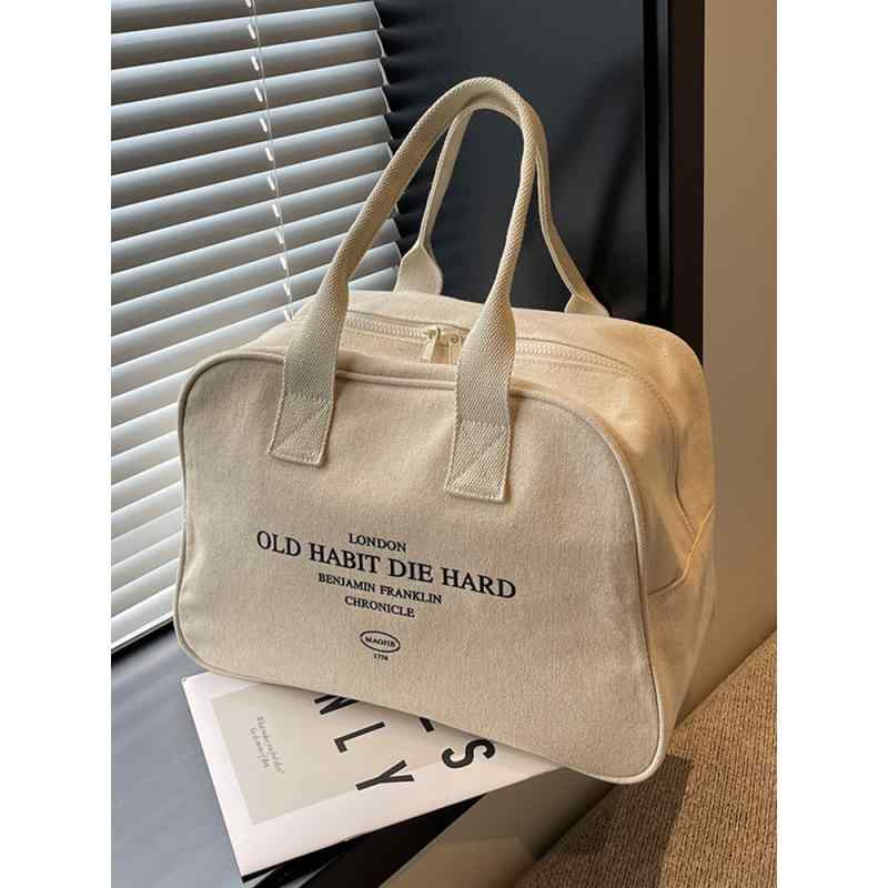 バッグ レディース 帆布 大容量 軽量 手提げ トラベルバッグ 旅行鞄 ボストンバッグ 短期旅行 出張 小旅行 一泊旅行 収納 多機能 高品質 耐久性 撥水 普段使い カジュアル オフホワイト カーキ