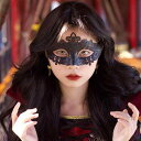 マスク レディース ハロウィン プリンセス 半顔 仮装 コスプレ 仮面 舞踏会 パーティー 舞台 ステージ イベント プラスチック製 ヴェネツィア風 彩色ペイン...