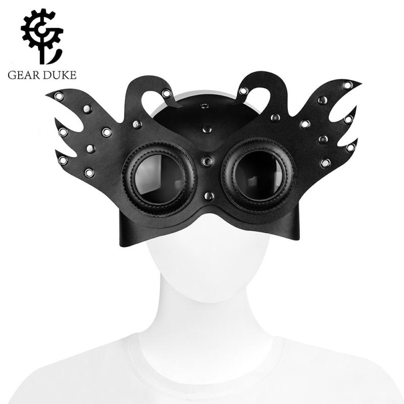 マスク ハロウィン コスプレ なりきり ホラー 仮装 イベント ナイトクラブ バー ブラックパンサー PUレザー 合皮 おもしろ ユニーク イースター カーニバル クリスマス 誕生日 エイプリルフール