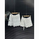 エプロン風スカート レディース チュール レース Aライン ショート丈 裾フリル ウエストリボン 重ね着 万能 春夏 ホワイト 上品 エレガント 大人カジュアル