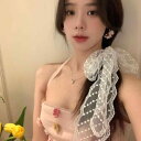ヘアアクセサリー レディース レース 花柄 ロングリボン ヘアバンド ネックスカーフ 春夏 フェミニン 上品 オフィス カジュアル 韓国ファッション 多用途 ポリエステル素材